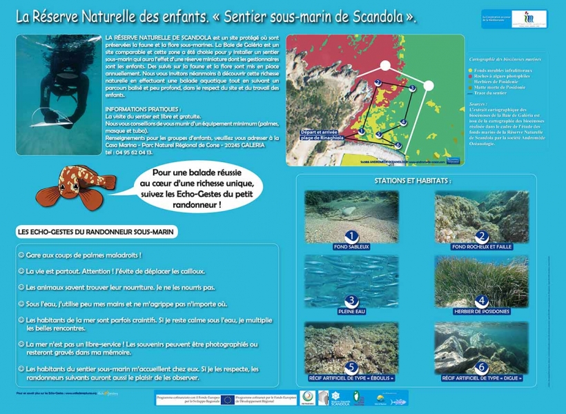 Sentier sous-marin de la Réserve Naturelle de Scandola